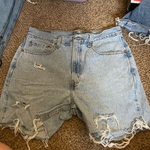 Vintage Levi’s cut off jean shorts